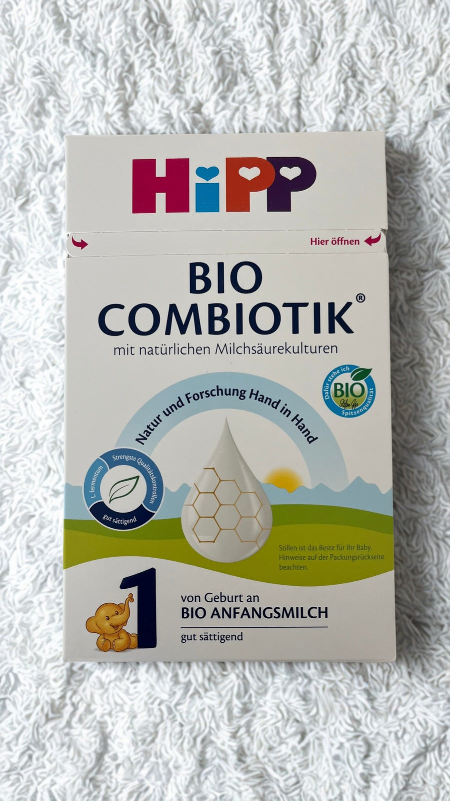 HiPP Bio Combiotik 1 - Organic Infant Formula, 600g - Single
